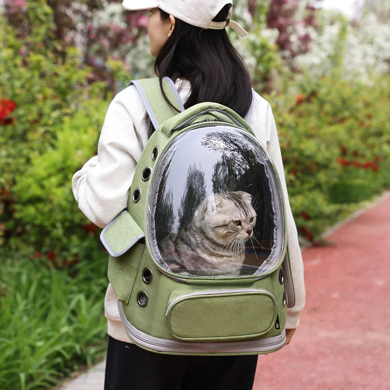 Pet Backpack Portable Travel Dog Cat Backpack Large Capacity Portable Travel Bag, Pet Carrier for Cats and Dogs