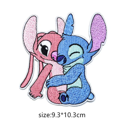 Stitchou Iron On Embroidered Clothes Patches For Girl boy kid  Clothing kawaiii Stickers Garment embroidery Wholesale