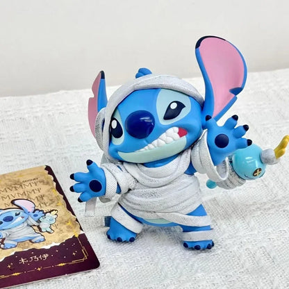 Stitch's Bizarre Diary 2.0 Blind Box, Handmade Trendy Doll, Cute Desktop Ornament & Birthday Gift for Anime Fans