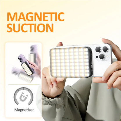 Mini anneau lumineux LED magnétique pour Selfie, pour iPhone 17 16 15 Pro/15 Pro Max/14 Pro/14 Pro Max/13 Pro/Pro Max Streaming