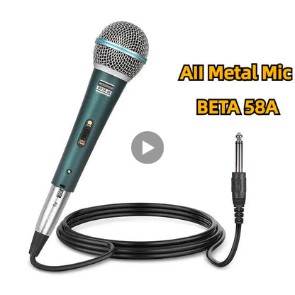 Microphone à condensateur professionnel filaire, pour PC, système de Machine à karaoké, salle de son, Gamer, Audio, chant, Kits de Streaming en direct