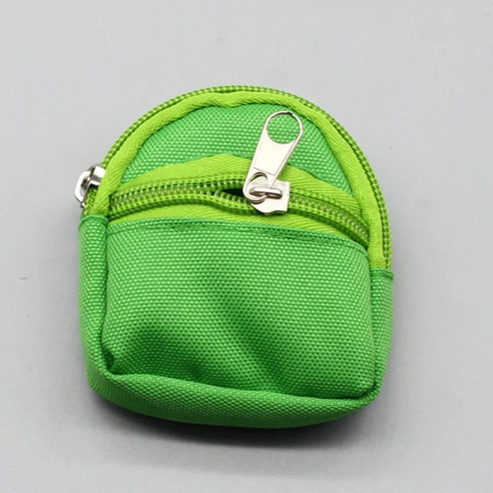 Labubu Doll Canvas Backpack Simulation Pet Bag for 15/17cm Dolls Cute Doll Accessories