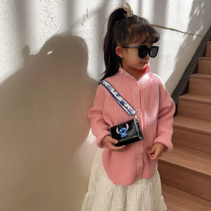 Sacs à bandoulière mignons Anime Kuromi Stitchou Filles Femmes Sac de marque de luxe Sacs mini designer de haute qualité Cadeaux