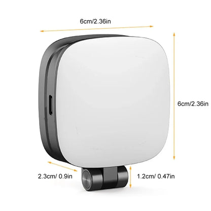 360° Rotation Magnetic Phone Selfie Light 3 Color Retractable adjustment Mobile Phone Fill Light Detachable Portable