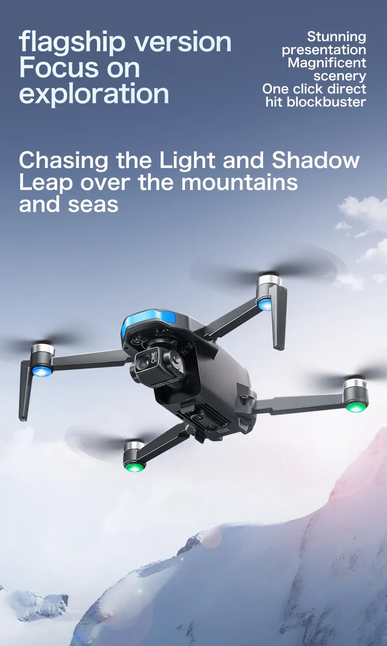 S-X1 MAX Drone GPS 4K professionnel HD EIS Caméras 3 axes Cardan aérien sans balais Écran 4.5" 5G WIFI FPV Drones RC Quadricoptère
