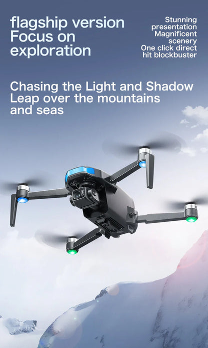 S-X1 MAX Drone GPS 4K professionnel HD EIS Caméras 3 axes Cardan aérien sans balais Écran 4.5" 5G WIFI FPV Drones RC Quadricoptère