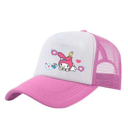 Stitch Baseball Cap For Boys And Girl, Adjustable Protection Unisex Casual Hip-Hop Print Mesh Sun Hat, Classic Cotton Peaked Hat