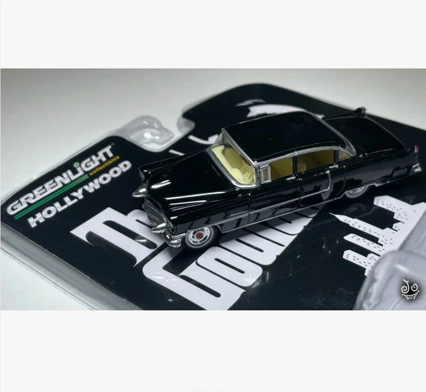 GreenLight 1:64 1955 Cadillac Fleetwo Series 60 godfather Elvis Presley Model Collectible Toy Gift Souvenir Display Ornament