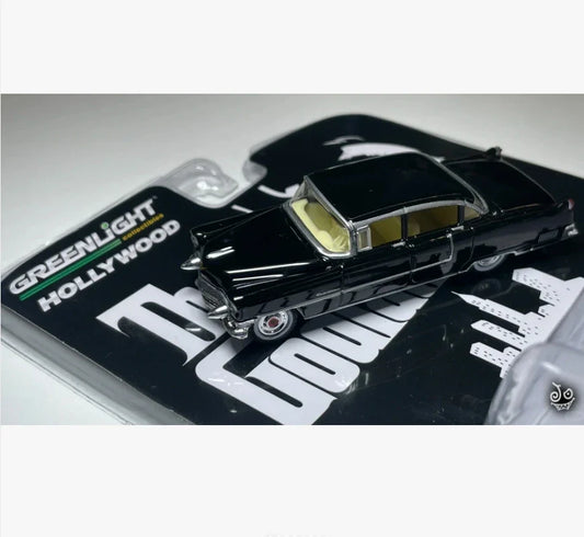 GreenLight 1:64 1955 Cadillac Fleetwo Series 60 godfather Elvis Presley Model Collectible Toy Gift Souvenir Display Ornament