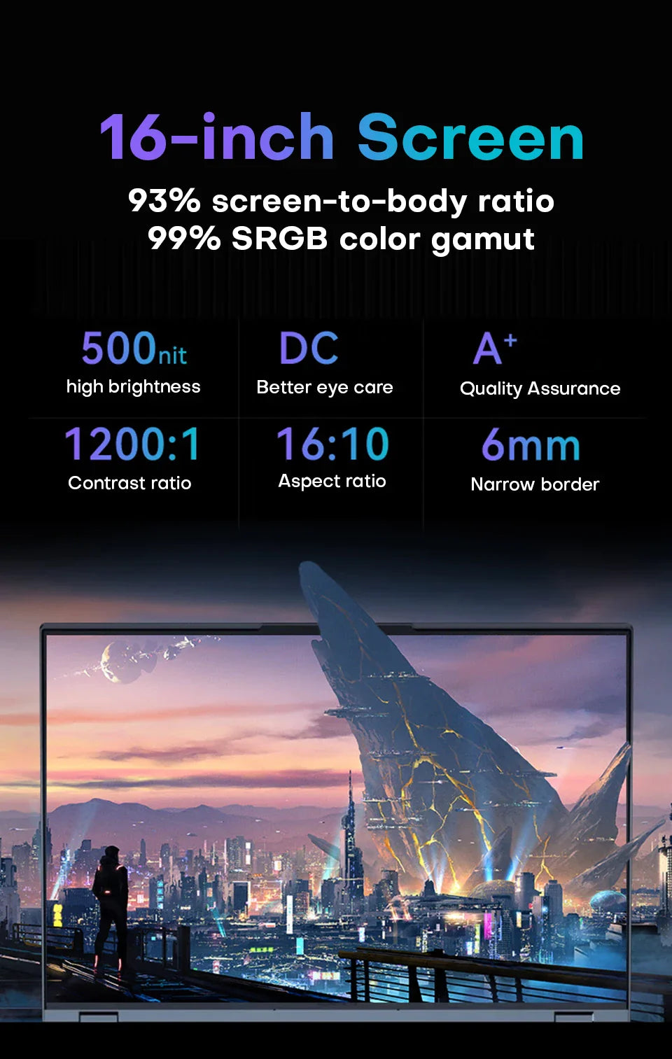 2025 Xiaman 16" Gaming Laptop intel Core i7-6700HQ GTX 1060 IPS 1920*1200 Notebook Gamer 16GB DDR4 1TB SSD Windows 11 Laptop PC
