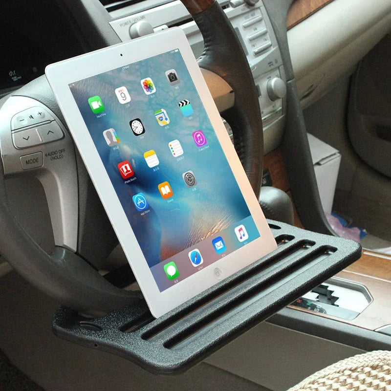Table universelle pour voiture, volant, chariot de travail, boisson, café, plateau, ordinateur portable, support de bureau, siège, Table, accessoire de voiture