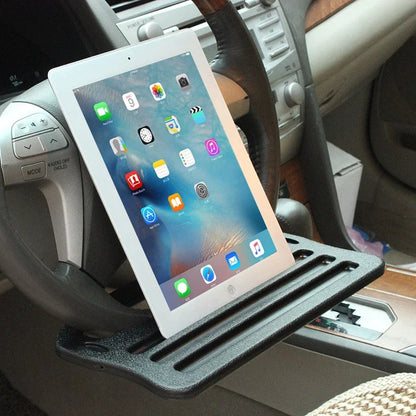 Table universelle pour voiture, volant, chariot de travail, boisson, café, plateau, ordinateur portable, support de bureau, siège, Table, accessoire de voiture