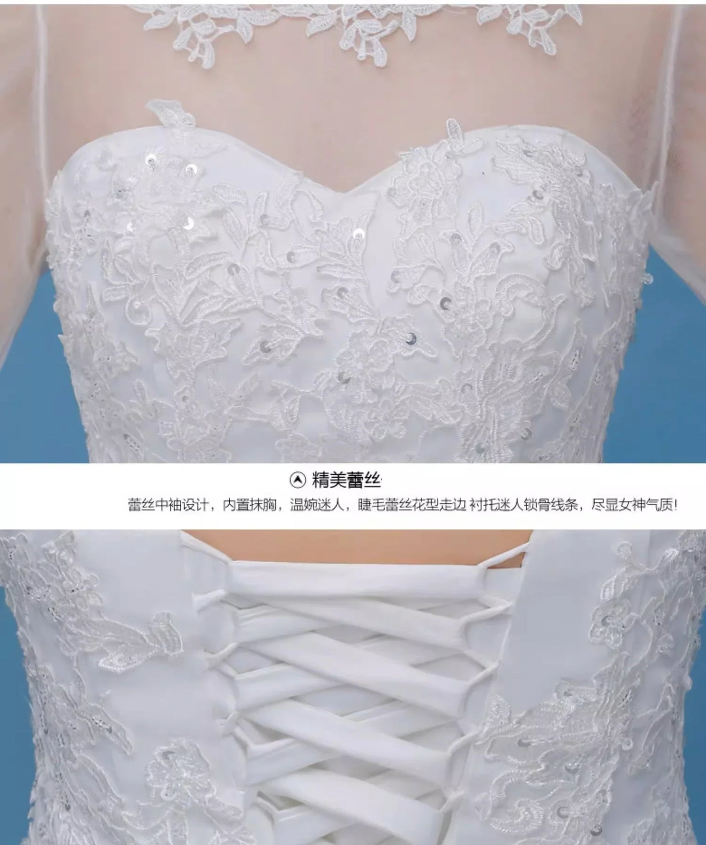 MDYS-A855#Robe de mariée coréenne à col rond et longueur au sol, nouvelle collection été 2024, vente en gros, à bas prix, sur mesure, grande taille, en provenance de Chine