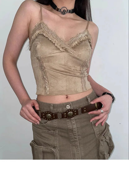 Ceinture de Cowboy occidentale pour femmes, nouvelle ceinture à rivets marron Vintage américain, ceinture en Denim polyvalente avec Style Ins, 2025