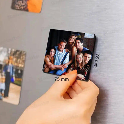 F-friends – aimants pour réfrigérateur avec Photo personnalisée, TV classique, cadeau pour la décoration de la maison, cadeau de saint-valentin, autocollant Photo magnétique