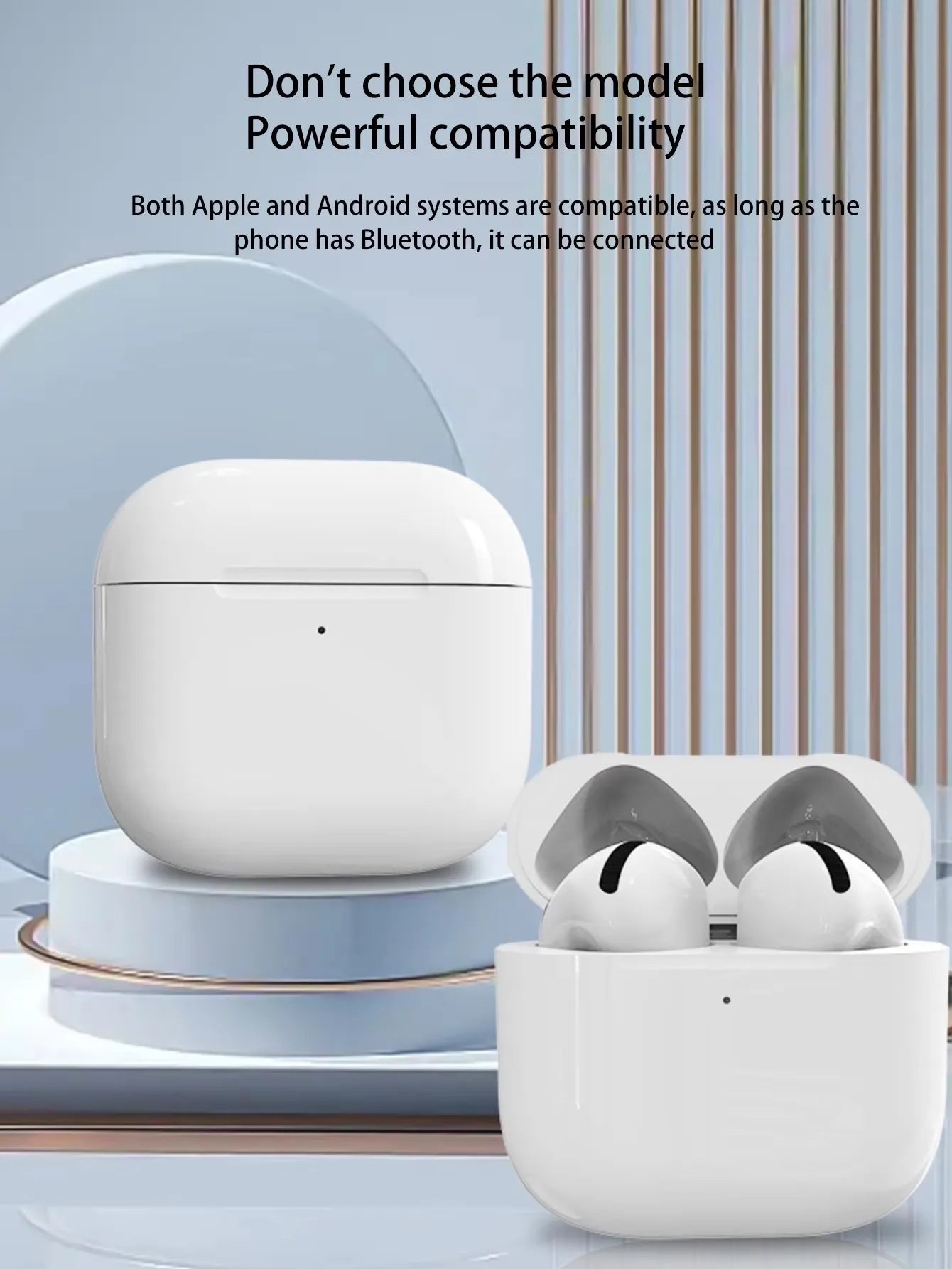 Écouteurs Bluetooth sans fil Air Pro True avec réduction de bruit ANC, casque sans fil de type Pods, pour iPhone et Android