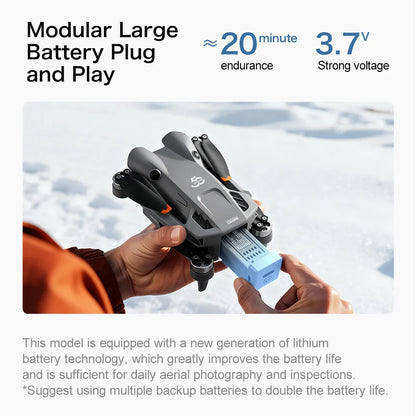Drone professionnel avec double caméra 4K, drone vidéo, quadrirotor, 360, évitement intelligent d'obstacles, cadeau, nouveau, 2022