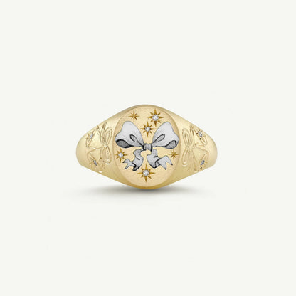 Fashionable and popular stainless steel painted ring, for Valentine's Day, Lion, Mermaid, Love, gold plated, women's jewelry, тильц®