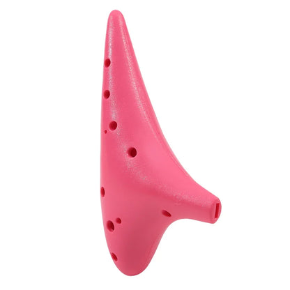 Ocarina Alto C Tuning en résine plastique pour adultes et enfants, flûte multicolore, 12 trous, nouveau