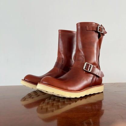 RockCanRoll-Chaussures en cuir de vachette véritable pour hommes, chaussures italiennes en cuir de vachette, bottes Trooper AtlanBoots cousues Goodyear, qualité supérieure, EB800
