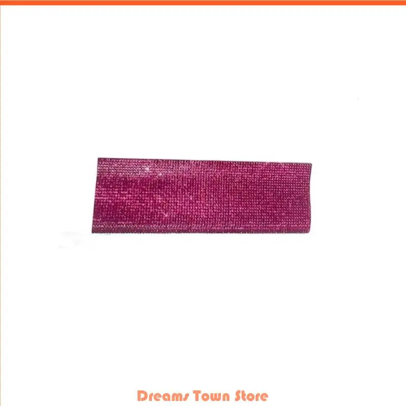 Decorative protective cover for microphone, adorned with rhinestones and sequins, compatible with 90% of portable wireless microphones used in KTVs and bars.