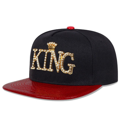 Unisex KING Letter Label Hip-hop Hats Spring Autumn Outdoor Adjustable Casual Baseball Caps Trucker Caps Sunscreen Hat