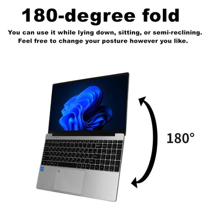 CARBAYTA 15.6" Laptop Computer Intel Celeron N5095 Notebook PC 16 32G Ram 128GB-2TB SSD Office Study PC Windows 11 1080P Laptops