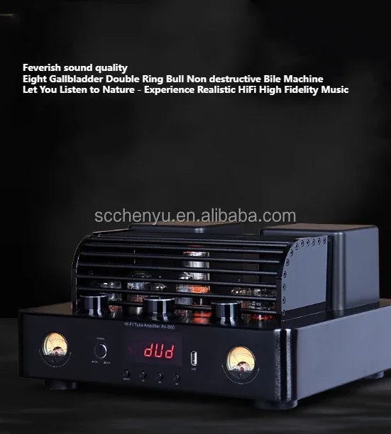 SoundHigh Quality Tube Amplifier 2.0 HIFI Passive Speakers Sound System Home Theater Bookshelf Speakers