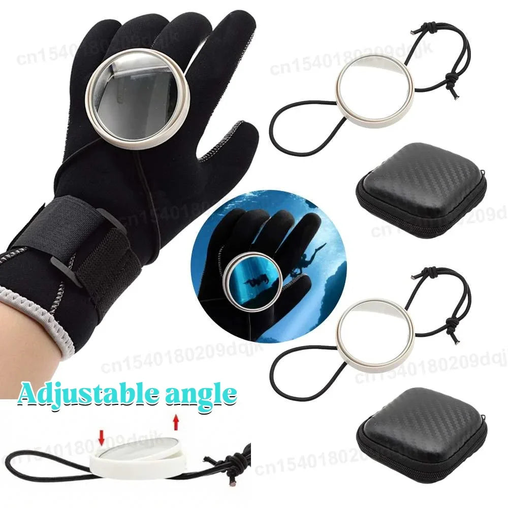 Rétroviseur de plongée avec cordon, équipement de sécurité pour Sports aquatiques, outil de suspension latérale pour plongée BCD, sécurité des sports aquatiques sous-marins