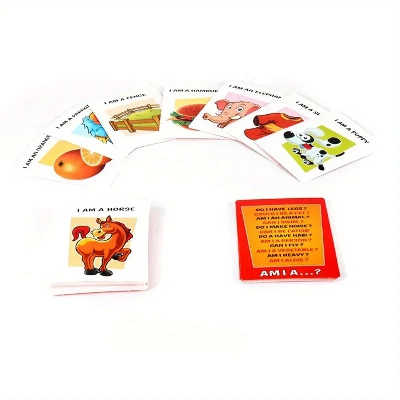 Jeu de société de devinettes d'image pour enfants, jeu pour enfants, jeux interactifs Parent-enfant pour la famille, jeux de fête