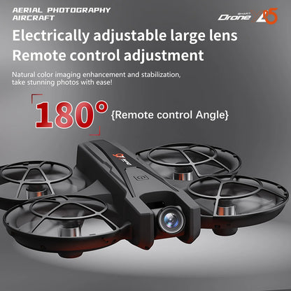Drones avec caméra professionnelle con cámara professionnelles de 10km flux optique vol stationnaire double caméra commutateur 360 ° professionnel Estensioniд;)