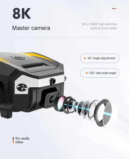 Drone G6 extérieur 5G professionnel 8K HD, photographie aérienne omnidirectionnelle pour éviter les obstacles, Distance Quadrotor 10000M