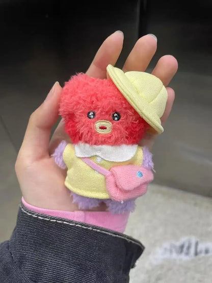 New Bt21 Spring Outing Series Kawaii Anime Plush Shooky Koya Keychain Cute Cartoon Rj Cooky Bag Pendant Decoration Girl Gift