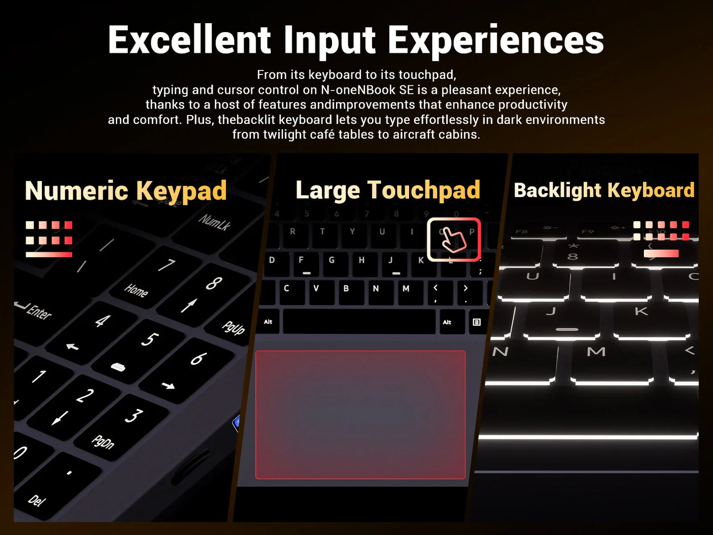 Firebat Laptop AT15 15.6 Inch Intel N150 DDR4 16GB RAM 512GB 1TB SSD 1920*1080 Windows 11 Notebook Backlit Integrated Numpad
