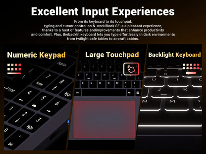 Firebat Laptop AT15 15.6 Inch Intel N150 DDR4 16GB RAM 512GB 1TB SSD 1920*1080 Windows 11 Notebook Backlit Integrated Numpad