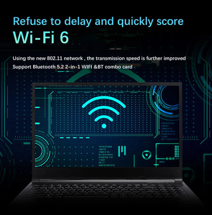 New 12th Gaming Laptop 16.1 Inch Intel i9-12900H NVIDIA RTX 3060 6G Windows11 2.5K IPS Screen 144Hz RGB Keyboard WIFI 6 BT5.2