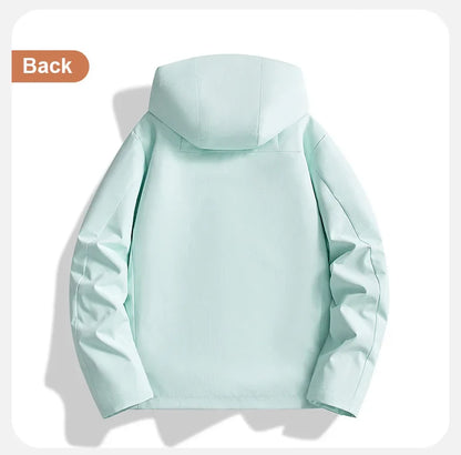 Veste d'extérieur trois en un deux pièces, coupe-vent, imperméable, combinaison de randonnée pour Couple, costume d'extérieur pour hommes et femmes