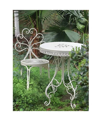 Table d'extérieur en fer européen, balcon de cour, table de terrasse, conception de dentelle, meubles de jardin, décoration de la maison, petite table basse