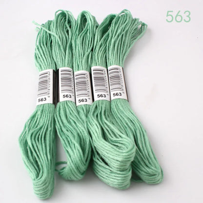 433---581--10 pcs cross-Stitchou  Embroidery Thread Floss Sewing Skeins Craft DIY Bracelet braided