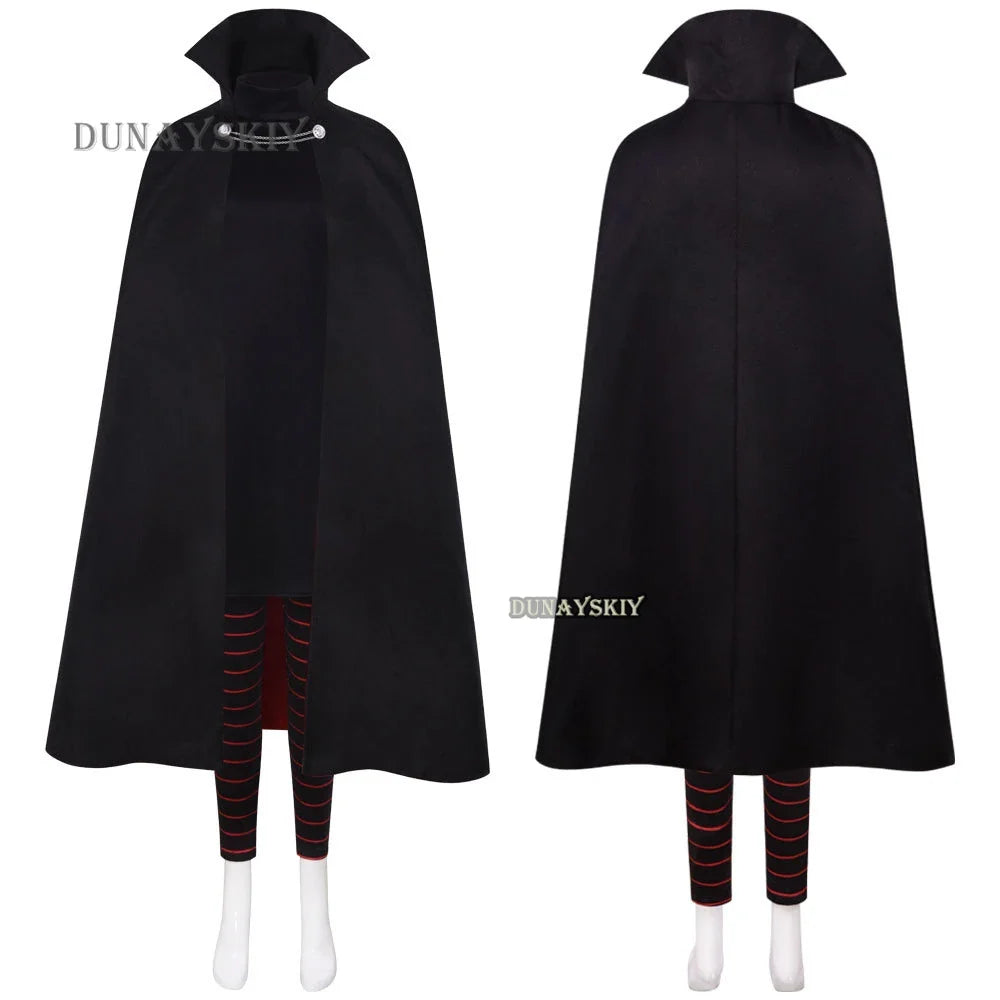Dracula Mavis Cosplay Costumes With Wig Hootel Transylvania Role Play Halloween Carnival Party Outfit For Children Women Girls