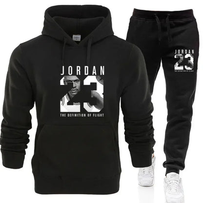 Le sweat-shirt à capuche est un ensemble pour hommes pour le printemps 2025 et un ensemble pour femmes pour les vêtements de sport pour femmes avec un sweat à capuche et un pantalon de survêtement
