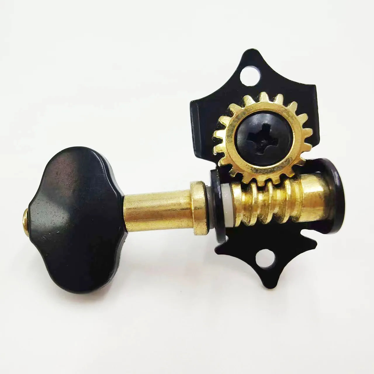 Chevilles de réglage pour ukulélé 2R2L, trou à queue courte, chevilles de réglage ouvertes pour ukulélé, enrouleur Quasi, petits accessoires pour ukulélé à 4 cordes