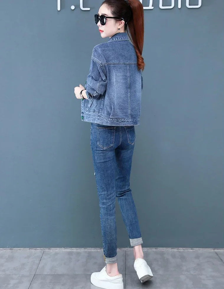 Veste courte en jean style cowboy pour femme, décontractée, modèles tendance 2025, promotions exclusives, vêtements de cow-girl