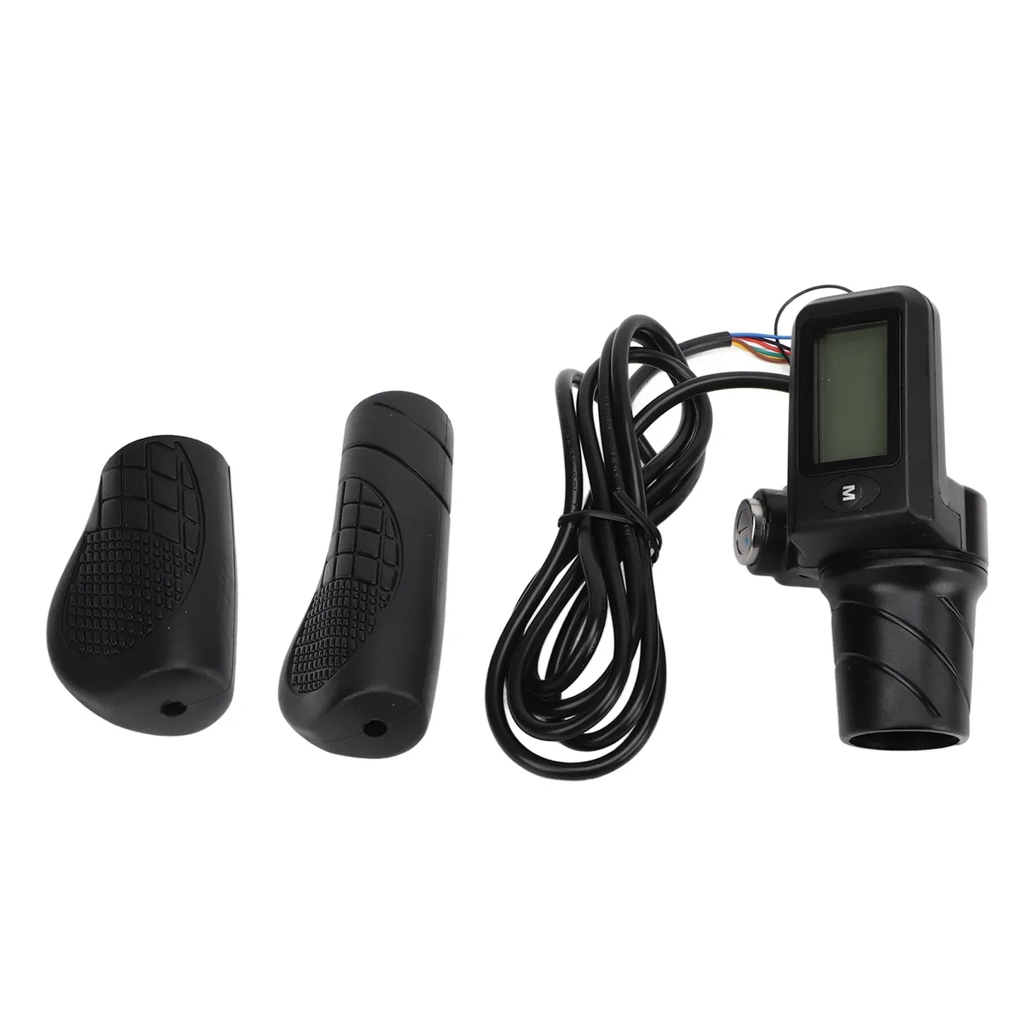 Poignée d'accélérateur pour scooter électrique, écran LCD, rétroéclairage, rappel de faible puissance, boutons de poignée d'accélérateur pour modification, 805mm, 22.5