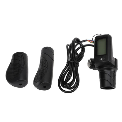 Poignée d'accélérateur pour scooter électrique, écran LCD, rétroéclairage, rappel de faible puissance, boutons de poignée d'accélérateur pour modification, 805mm, 22.5