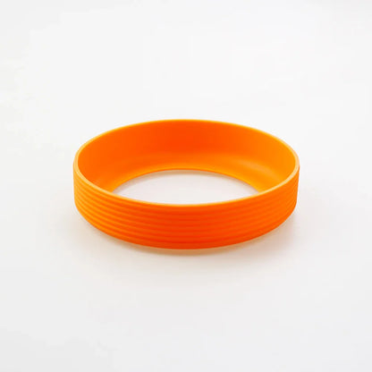 16 Colors 9.0CM Threaded Silicone Cup Bottom Protective Cover Coaster Sleeve Water Cup Cover 90MM Thermos Cup Bottom Holder
