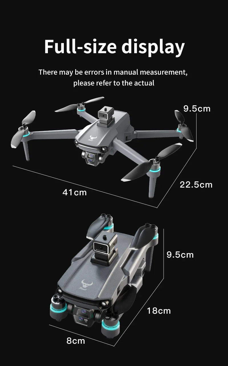 Drone GPS avec écran tactile caméra EIS Anti-secouement 8K Drones aériens sans brosse 5G GPS 8K caméras HD grand UAV Dron RC quadrirotor