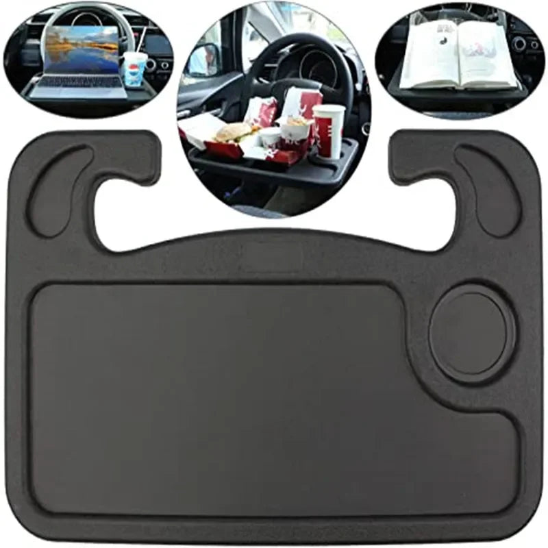 Table universelle pour voiture, volant, chariot de travail, boisson, café, plateau, ordinateur portable, support de bureau, siège, Table, accessoire de voiture