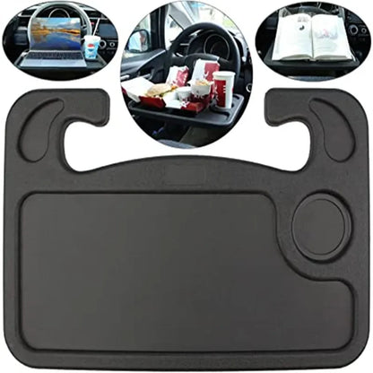 Table universelle pour voiture, volant, chariot de travail, boisson, café, plateau, ordinateur portable, support de bureau, siège, Table, accessoire de voiture