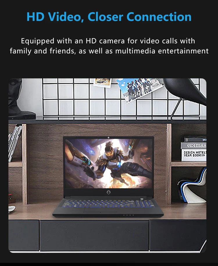 Genmachine Laptop Computer Intel i9 11900H 15.6” 144Hz NVIDIA GeForce RTX 3060 DDR4 M.2 2280 NVME SSD Business Gaming Laptops